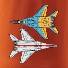 Mig 29 Fulcrum ze spoda a ze zhora