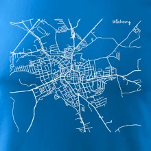 Mapy měst černobílé Klatovy