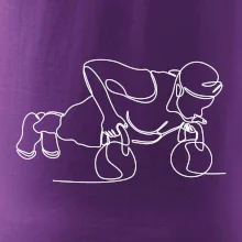 Kitebell posilování jedním tahem