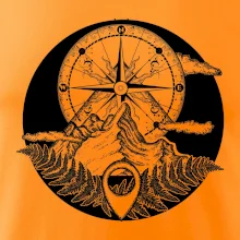 Cestování - hory kompas