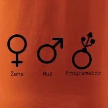 Muž žena programátor