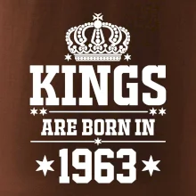 Kings are born in 1963