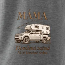 Máma dovolená začíná až si konečně sednu obytný pick-up