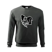 Border kólie obrys hlavy