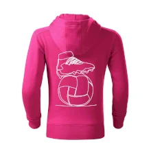 Fotbalový míč kopačka jedním tahem