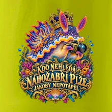 Král makra nahožábří plž s fotoaparátem