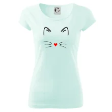 Kočka - srdce místo nosu