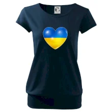 Ukrajina srdce vlajka