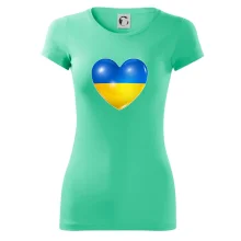 Ukrajina srdce vlajka