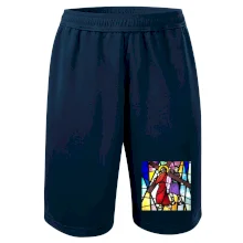 Vitráž - Ježíš a kříž