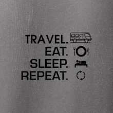 Eat sleep travel - Van