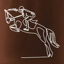 Jízda na koni jedním tahem