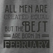 All men are created equal february All men are created equal february