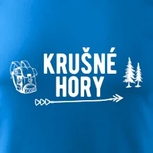Krušné hory nápis