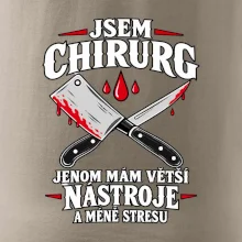 Řezník chirurg s většími nástroji