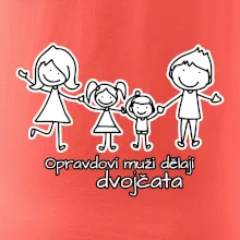 Opravdoví muži dělají dvojčata - holka kluk