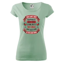 You can't buy happiness but you can buy wine