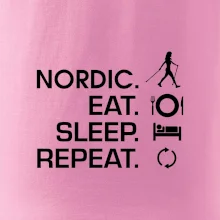 Nordic walking eat sleep