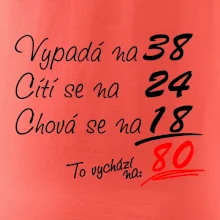 Vypadá, cítí se, chová se - 80 let