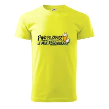 Pivo po zápase je moje regenerace