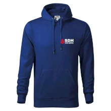 SDH nápis (oheň, název sboru - vlastní nápis)