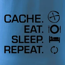 Eat sleep repeat Cache