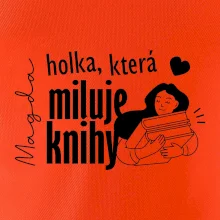 Černobílá holka, která miluje knihy - Vaše jméno