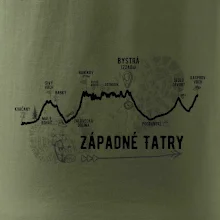 Profil kopca Západné tatry
