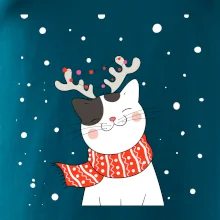 Kočka se sobími rohy