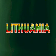 Lithuania - nápis vlajka