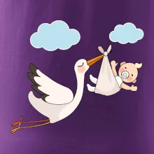 Čáp čekáme miminko - neutrální