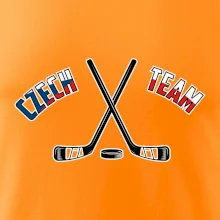 Czech team - hokejky a puk