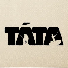 Táta nápis - rybář