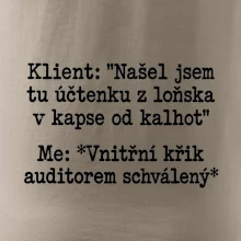Klient a vnitřní auditorský křik
