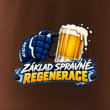 Hokejová regenerace s pivem