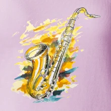 Saxofon malovaný