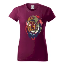 Hlava lva kreslená jednoduchá