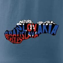 Mapy - názvy měst - Slovensko