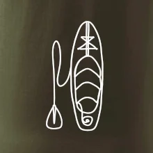 Paddleboard jedním tahem