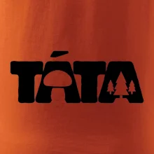 Táta nápis - houbař