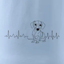 EKG křivka jezevčík