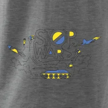 Stop war - Ukrajinské barvy