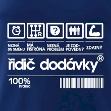 Čárový kód - řidič dodávky