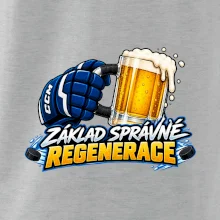 Hokejová regenerace s pivem