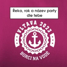 Na vodu - kotva (vlastní nápis)