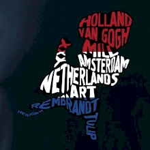 Mapy - názvy měst - Nizozemí