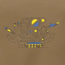 Stop war - Ukrajinské barvy