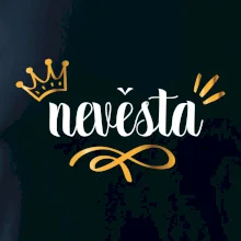 Nevěsta princezna - zlatý potisk