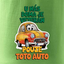 U nás doma je veterán pouze toto auto barevný nápis