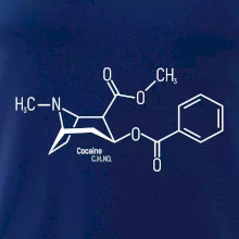 Molekulární struktura Cocaine Kokain